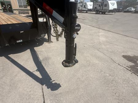 Used 2024 H&H Trailers Gooseneck Flatbed Trailer W/Hydraulic Dovetail