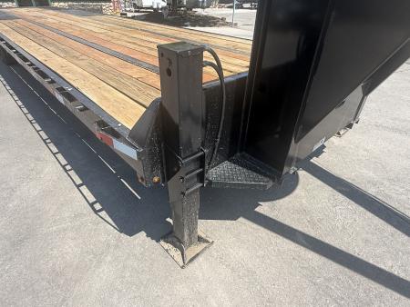Used 2024 H&H Trailers Gooseneck Flatbed Trailer W/Hydraulic Dovetail