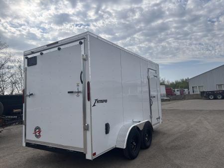 New 2026 Homesteader Trailer INTREPID 7 X 14 FT CARGO TRAILER RAMP DOOR 7 FT INTERIOR