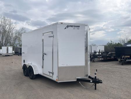 New 2026 Homesteader Trailer INTREPID 7 X 14 FT CARGO TRAILER RAMP DOOR 7 FT INTERIOR