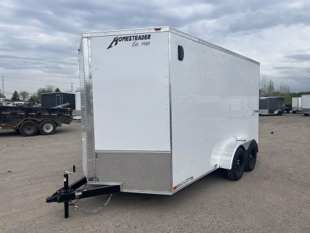 New 2026 Homesteader Trailer INTREPID 7 X 14 FT CARGO TRAILER RAMP DOOR 7 FT INTERIOR