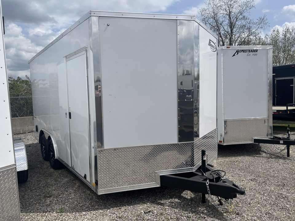 New 2026 Formula Trailers 8.5 X 16 FT ENCLOSED V-NOSE CARGO TRAILER RAMP DOOR 7 FT INTERIOR HEIGHT 7K GVWR