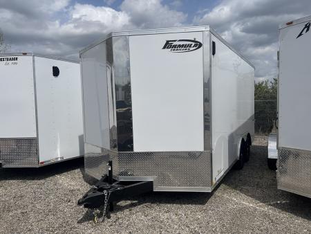 New 2026 Formula Trailers 8.5 X 16 FT ENCLOSED V-NOSE CARGO TRAILER RAMP DOOR 7 FT INTERIOR HEIGHT 7K GVWR