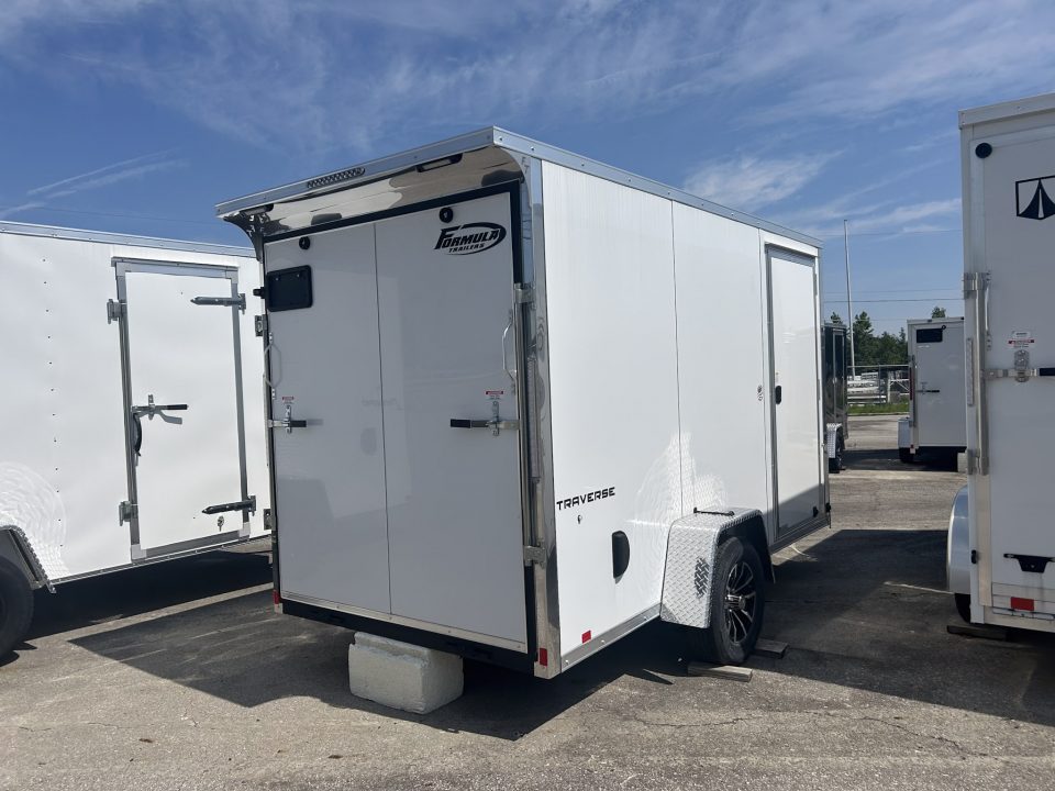 New 2026 Formula Trailers 6 X 12 FT TRAVERSE ENCLOSED CARGO TRAILER 6 FT 6 IN WITH RAMP DOOR