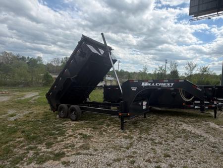 New Hillcrest Dump 7x14 GN 40  15.9K W/ Upgraded HD Ramps
