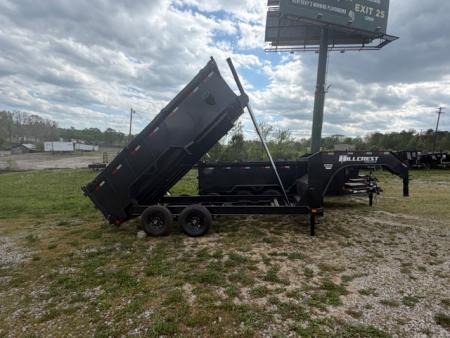 New Hillcrest Dump 7x14 GN 40" 15.9K W/ Upgraded HD Ramps