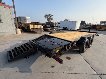 New 2026 Big Tex Trailers 14EH-20D3A-MR 7FT X 20FT 15.4K GVW Car Hauler