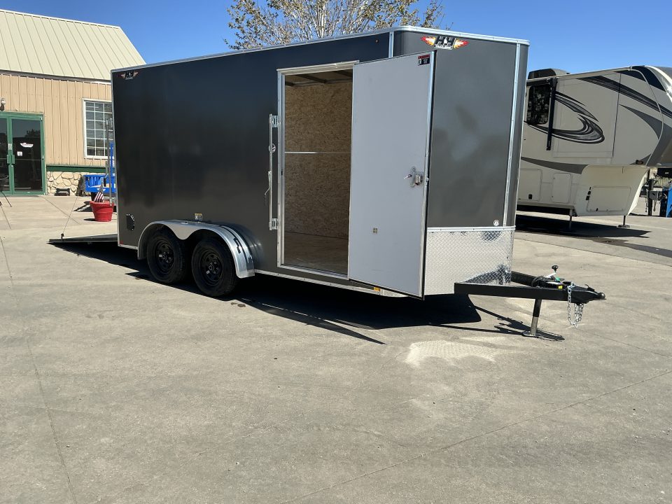 New 2026 H&H Trailers 7x14 Enclosed Trailer