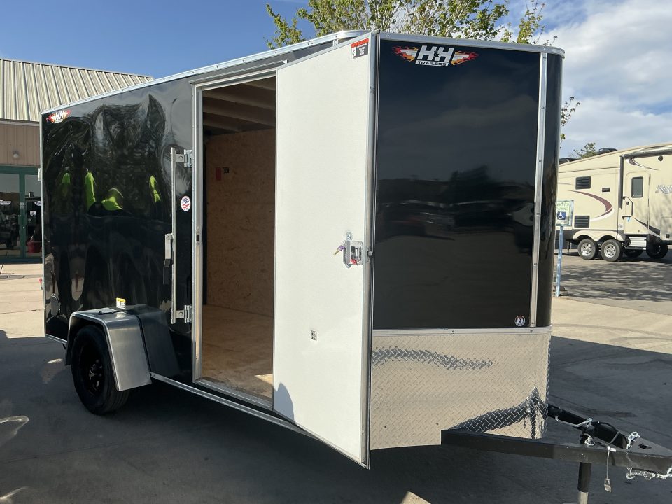 New 2026 H&H Trailers 6x12 Enclosed Trailer