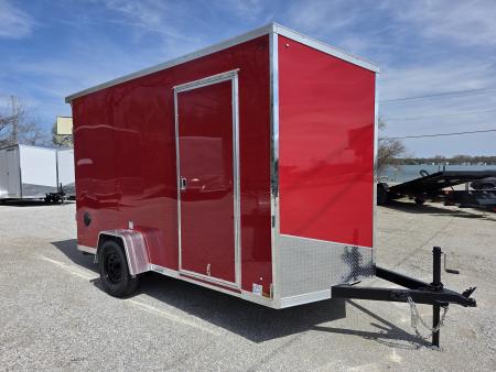 New 2027 US Cargo 6.5X12 POLY 080 SCREWLESS 7' INSIDE DRINGS SXS UTV GOLFCART MOWER Cargo / Enclosed Trailer