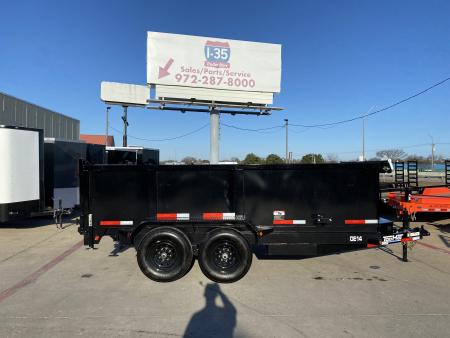 New 2026 Top Hat Trailers DE14 14'x83"x3' Dump Trailer
