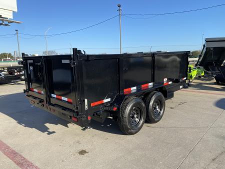 New 2026 Top Hat Trailers DE14 14'x83"x3' Dump Trailer