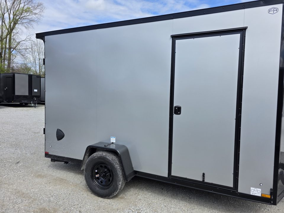 New 2027 US Cargo 6.5X12 080 SCREWLESS BLACKOUT 7' INSIDE DRINGS SXS UTV GOLFCART MOWER Cargo / Enclosed Trailer