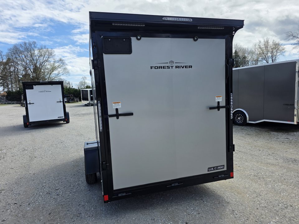 New 2027 US Cargo 6.5X12 080 SCREWLESS BLACKOUT 7' INSIDE DRINGS SXS UTV GOLFCART MOWER Cargo / Enclosed Trailer