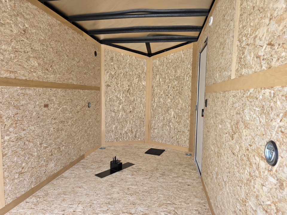 New 2027 US Cargo 6.5X12 080 SCREWLESS BLACKOUT 7' INSIDE DRINGS SXS UTV GOLFCART MOWER Cargo / Enclosed Trailer