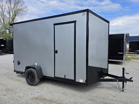 New 2027 US Cargo 6.5X12 080 SCREWLESS BLACKOUT 7' INSIDE DRINGS SXS UTV GOLFCART MOWER Cargo / Enclosed Trailer