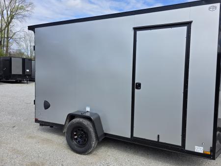 New 2027 US Cargo 6.5X12 080 SCREWLESS BLACKOUT 7' INSIDE DRINGS SXS UTV GOLFCART MOWER Cargo / Enclosed Trailer