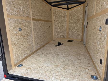 New 2027 US Cargo 6.5X12 080 SCREWLESS BLACKOUT 7' INSIDE DRINGS SXS UTV GOLFCART MOWER Cargo / Enclosed Trailer