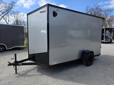 New 2027 US Cargo 6.5X12 080 SCREWLESS BLACKOUT 7' INSIDE DRINGS SXS UTV GOLFCART MOWER Cargo / Enclosed Trailer