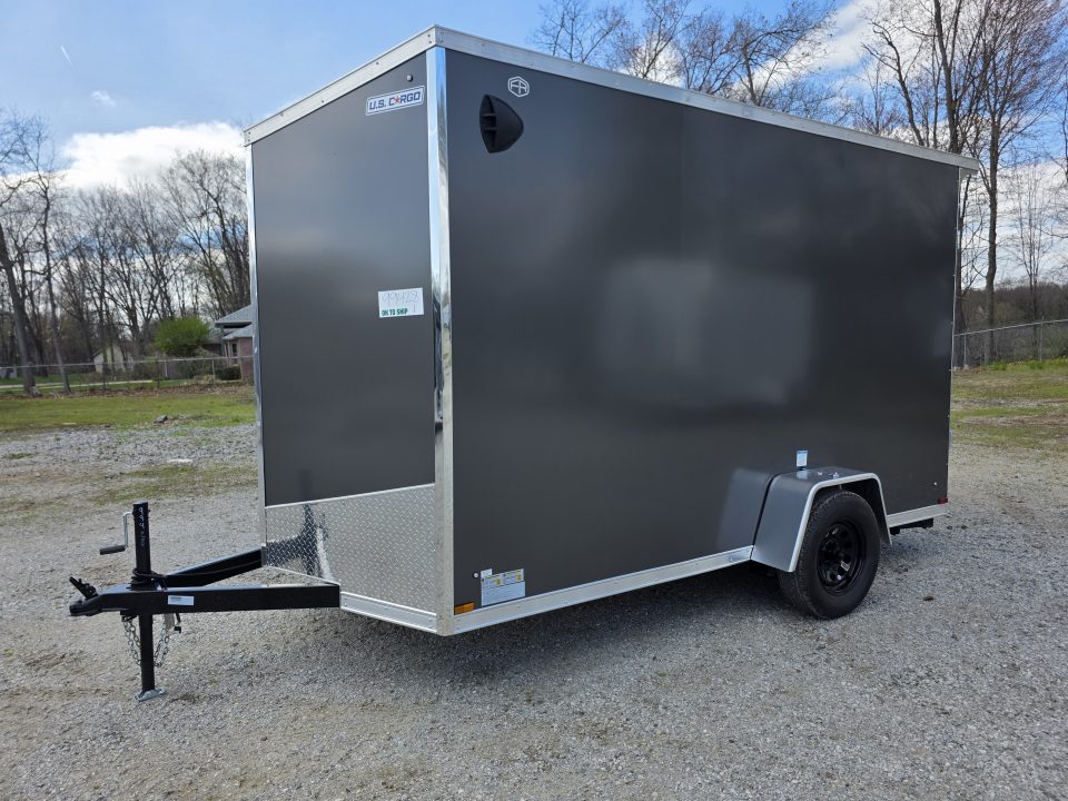 New 2027 US Cargo 6.5X12 POLY 080 SCREWLESS 7' INSIDE DRINGS SXS UTV GOLFCART MOWER Cargo / Enclosed Trailer