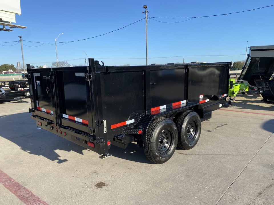 New 2026 Top Hat Trailers DE14 14'x83"x3' Dump Trailer
