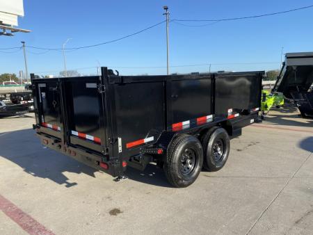 New 2026 Top Hat Trailers DE14 14'x83"x3' Dump Trailer