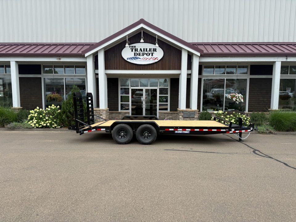 New Sure-Trac 7' x 18' Equipment Trailer 14K