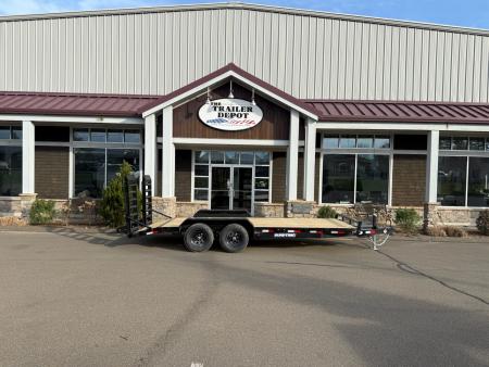 New Sure-Trac 7' x 18' Equipment Trailer 9.9K