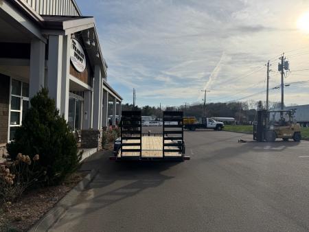 New Sure-Trac 7' x 18' Equipment Trailer 9.9K