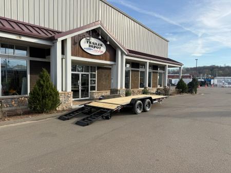 New Sure-Trac 7' x 18' Equipment Trailer 9.9K