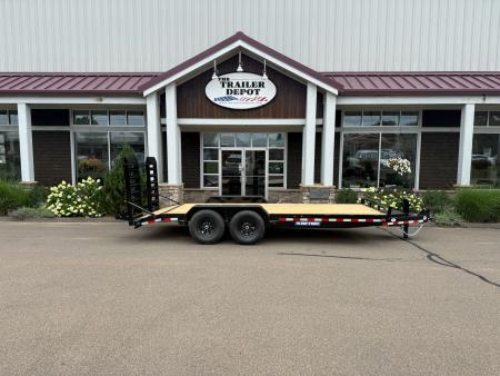New Sure-Trac 7' x 18' Equipment Trailer 14K
