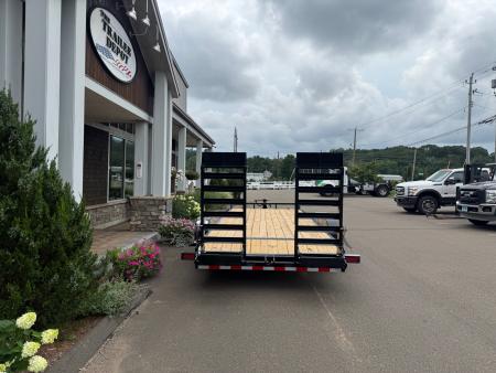 New Sure-Trac 7' x 18' Equipment Trailer 14K