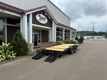 New Sure-Trac 7' x 18' Equipment Trailer 14K
