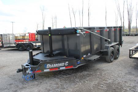 New 2026 Diamond C Trailers 16' 23K GVWR STOCK ID 53022 Dump Trailer