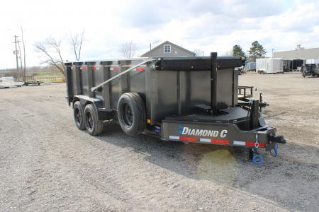 New 2026 Diamond C Trailers 16' 23K GVWR STOCK ID 53022 Dump Trailer