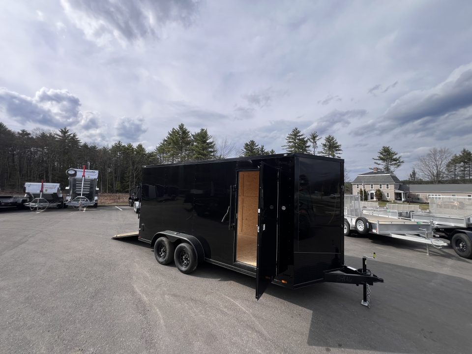 New SALE* 2026 Spartan 7X16 +2ft V-nose/ 7' interior height /Blackout/ Ext. Tongue/ Polycore Exterior - 7000GVW