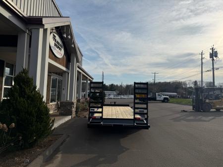 New Liberty 6'11" x 18' + 2' Channel Frame Equipment Trailer 14K