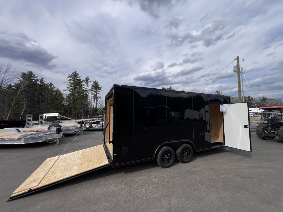 New SALE* 2026 Spartan 8.5X18 +2ft V-nose/ 7' interior height /Blackout/ Ext. Tongue/ Polycore Exterior - 7000GVW