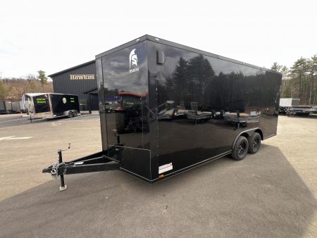 New SALE* 2026 Spartan 8.5X18 +2ft V-nose/ 7' interior height /Blackout/ Ext. Tongue/ Polycore Exterior - 7000GVW