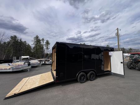 New SALE* 2026 Spartan 8.5X18 +2ft V-nose/ 7' interior height /Blackout/ Ext. Tongue/ Polycore Exterior - 7000GVW