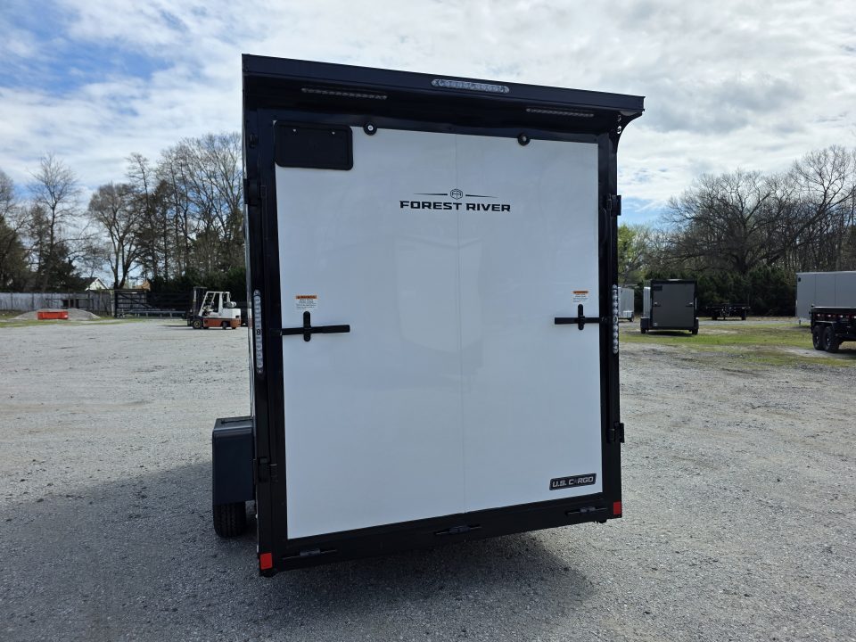 New 2027 US Cargo 6.5X12 080 SCREWLESS BLACKOUT 7' INSIDE DRINGS SXS UTV GOLFCART MOWER Cargo / Enclosed Trailer