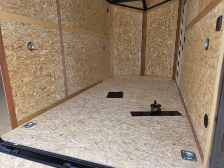 New 2027 US Cargo 6.5X12 080 SCREWLESS BLACKOUT 7' INSIDE DRINGS SXS UTV GOLFCART MOWER Cargo / Enclosed Trailer