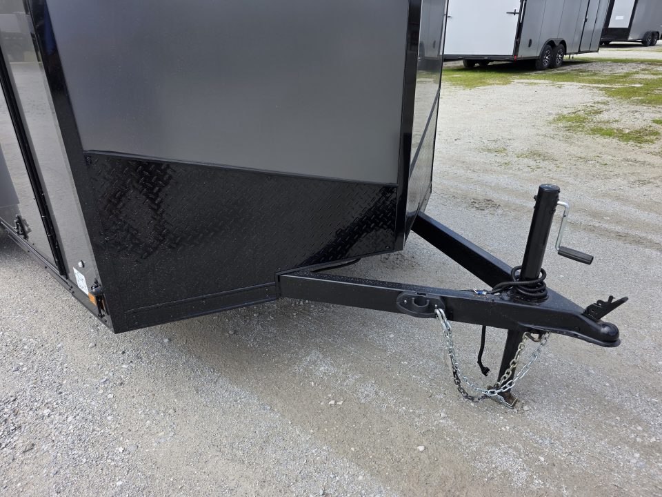 New 2027 US Cargo 6.5X12 080 SCREWLESS BLACKOUT 7' INSIDE DRINGS SXS UTV GOLFCART MOWER Cargo / Enclosed Trailer