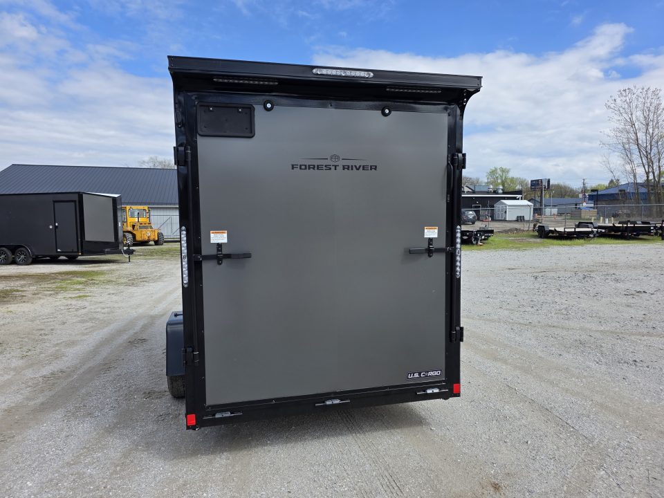 New 2027 US Cargo 6.5X12 080 SCREWLESS BLACKOUT 7' INSIDE DRINGS SXS UTV GOLFCART MOWER Cargo / Enclosed Trailer