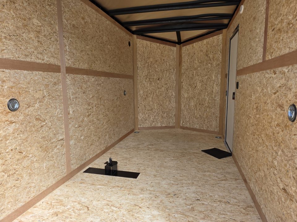 New 2027 US Cargo 6.5X12 080 SCREWLESS BLACKOUT 7' INSIDE DRINGS SXS UTV GOLFCART MOWER Cargo / Enclosed Trailer
