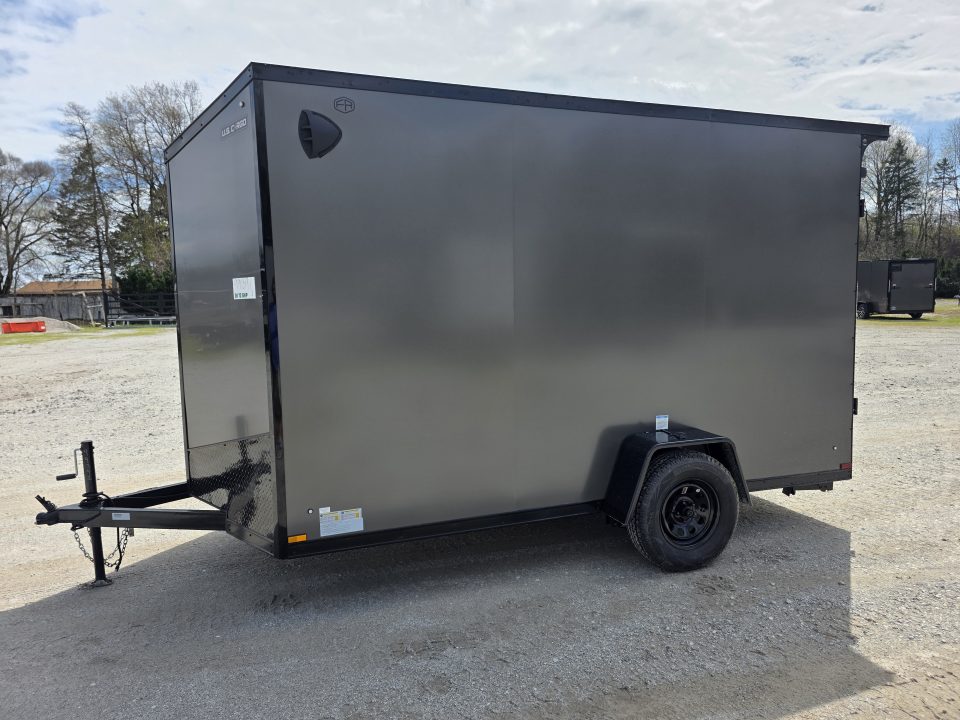 New 2027 US Cargo 6.5X12 080 SCREWLESS BLACKOUT 7' INSIDE DRINGS SXS UTV GOLFCART MOWER Cargo / Enclosed Trailer