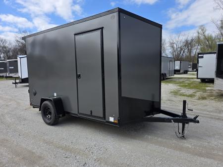 New 2027 US Cargo 6.5X12 080 SCREWLESS BLACKOUT 7' INSIDE DRINGS SXS UTV GOLFCART MOWER Cargo / Enclosed Trailer