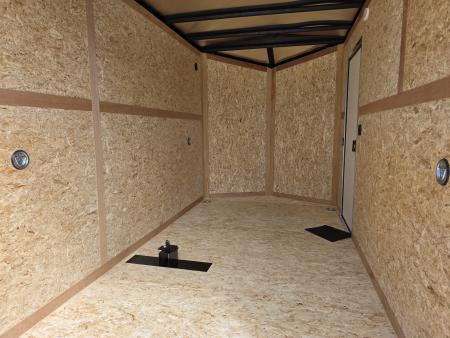 New 2027 US Cargo 6.5X12 080 SCREWLESS BLACKOUT 7' INSIDE DRINGS SXS UTV GOLFCART MOWER Cargo / Enclosed Trailer