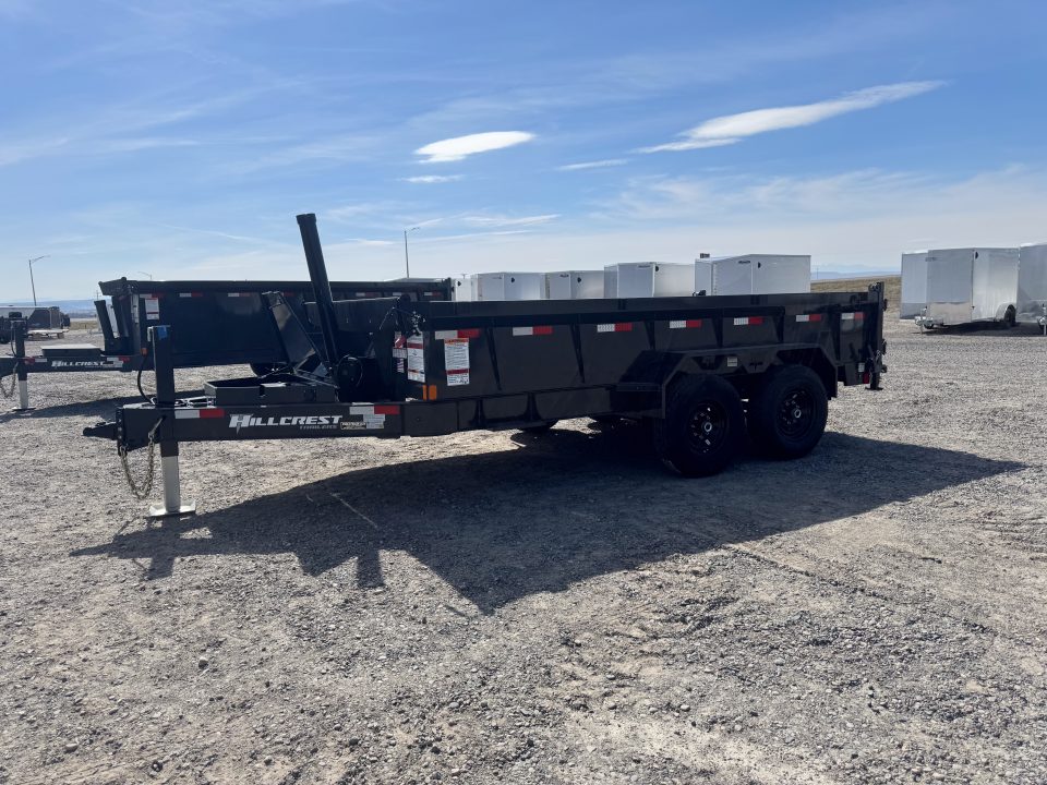 New 2026 Hillcrest Trailers 14K 7x14 Dump Trailer