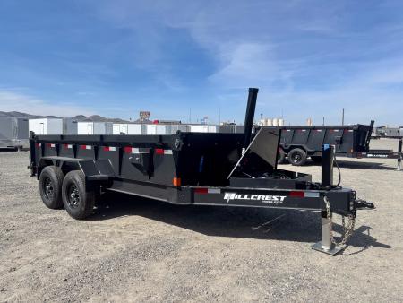 New 2026 Hillcrest Trailers 14K 7x14 Dump Trailer